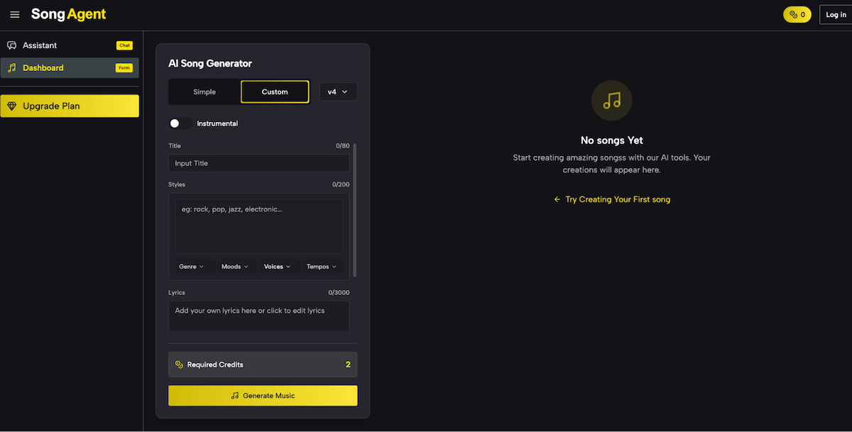 SongAgent - ai music generator