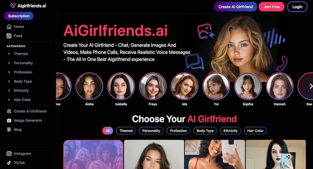 AIGirlfriends AI
