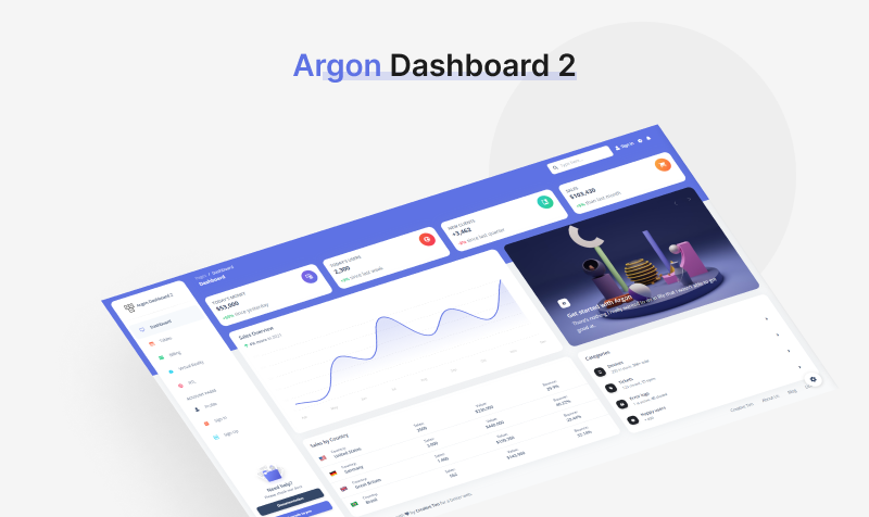 Argon Dashboard 2