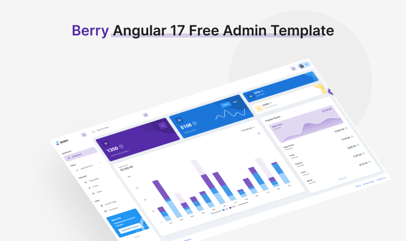 Berry Angular 17 Free Admin Template