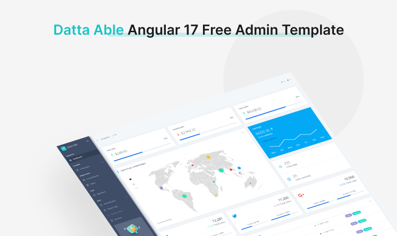 Datta Able Angular 17 Free Admin Template
