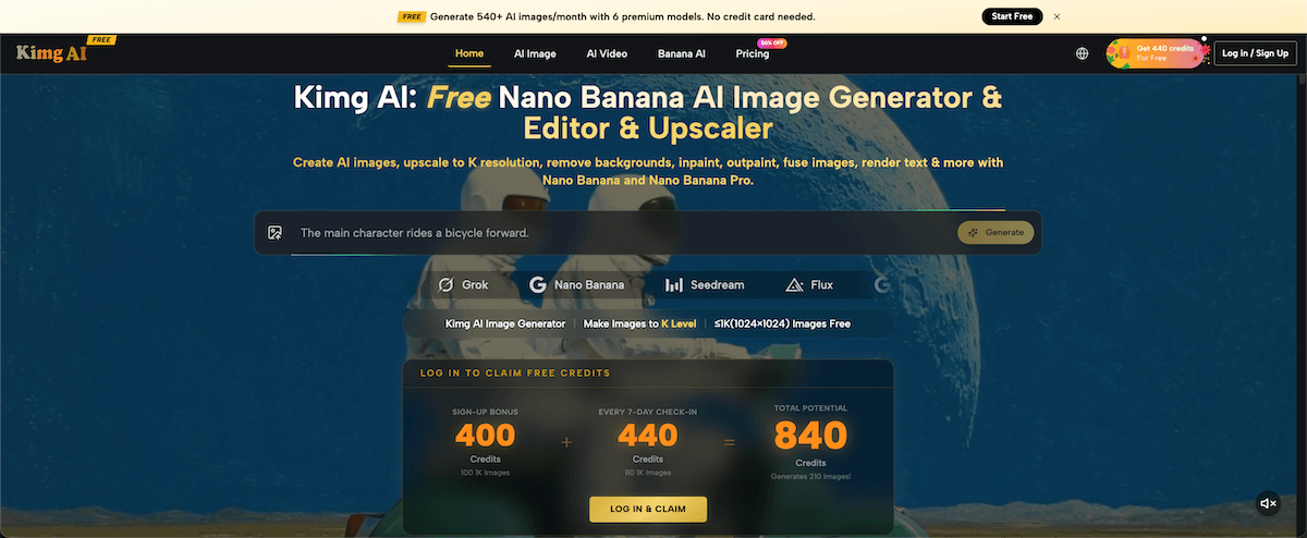 Kimg AI Nano Banana