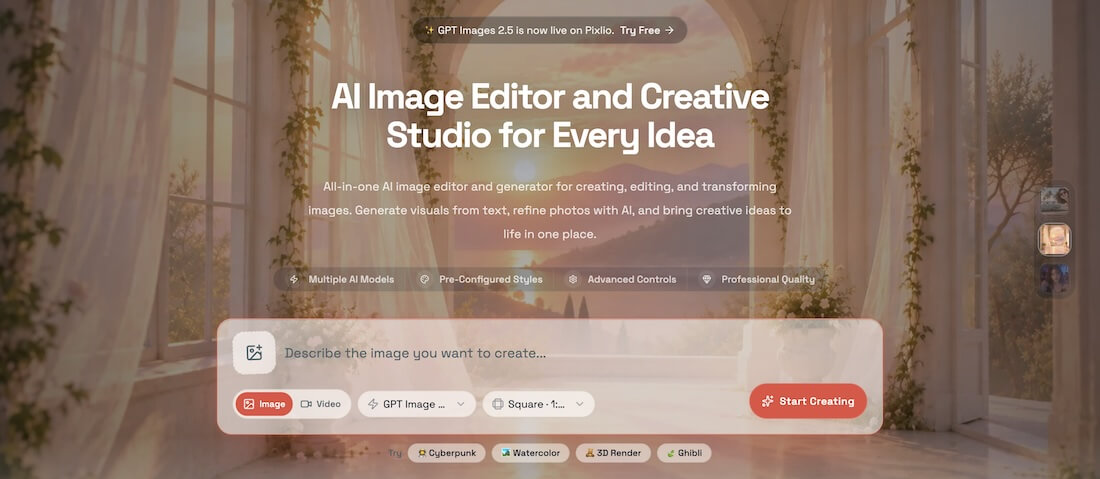 Pixlio AI Editor