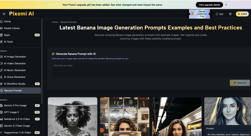 Pixomi AI image generation