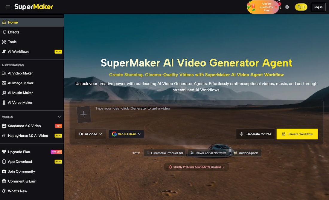 SuperMaker - AI Video Maker