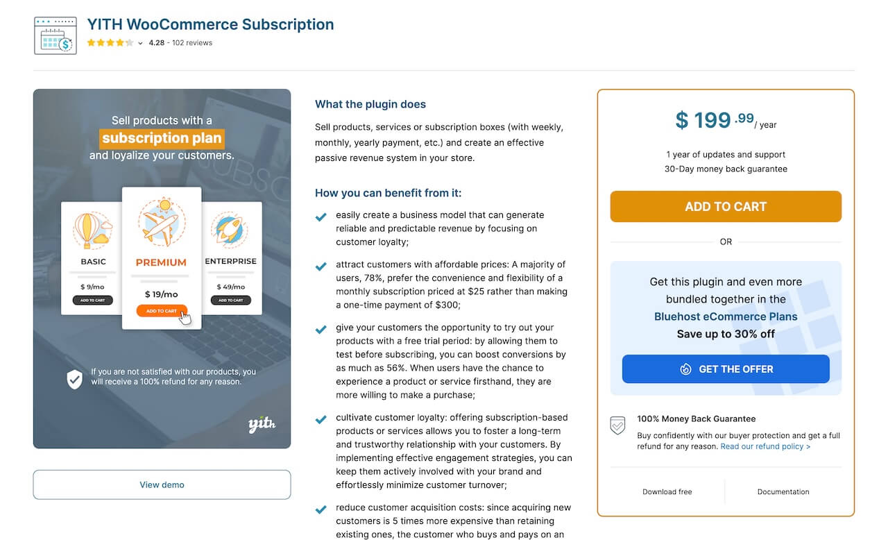 YITH WooCommerce Subscription