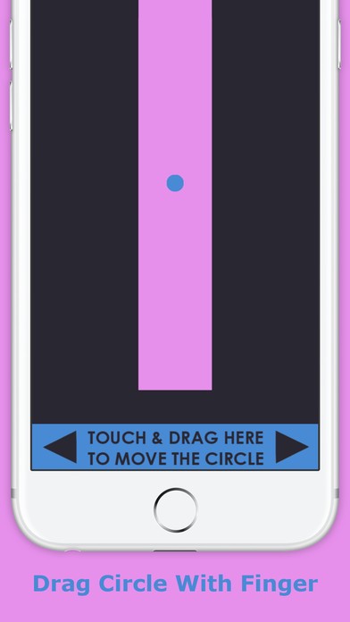 Circle Dragger - Beware Black Dots And Obstacles