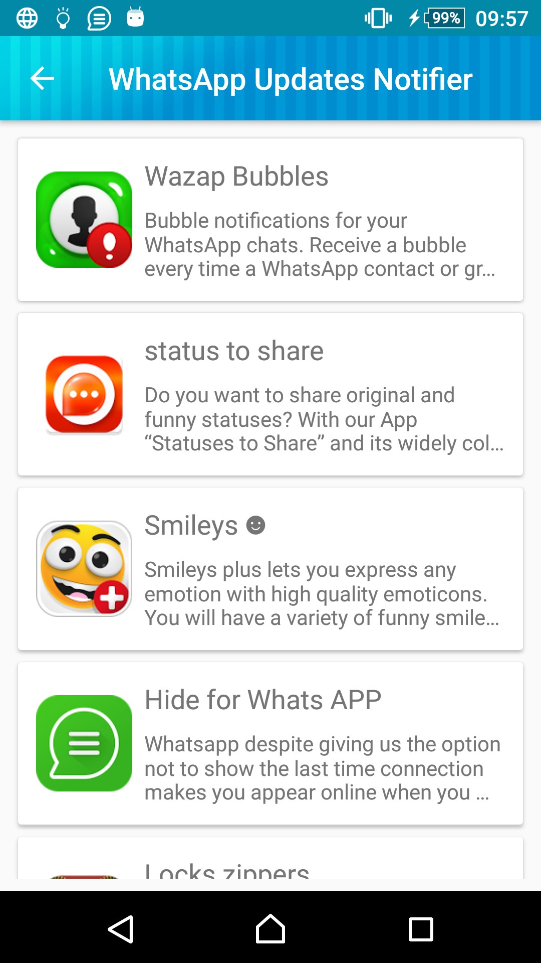 Notifier for WhatsApp