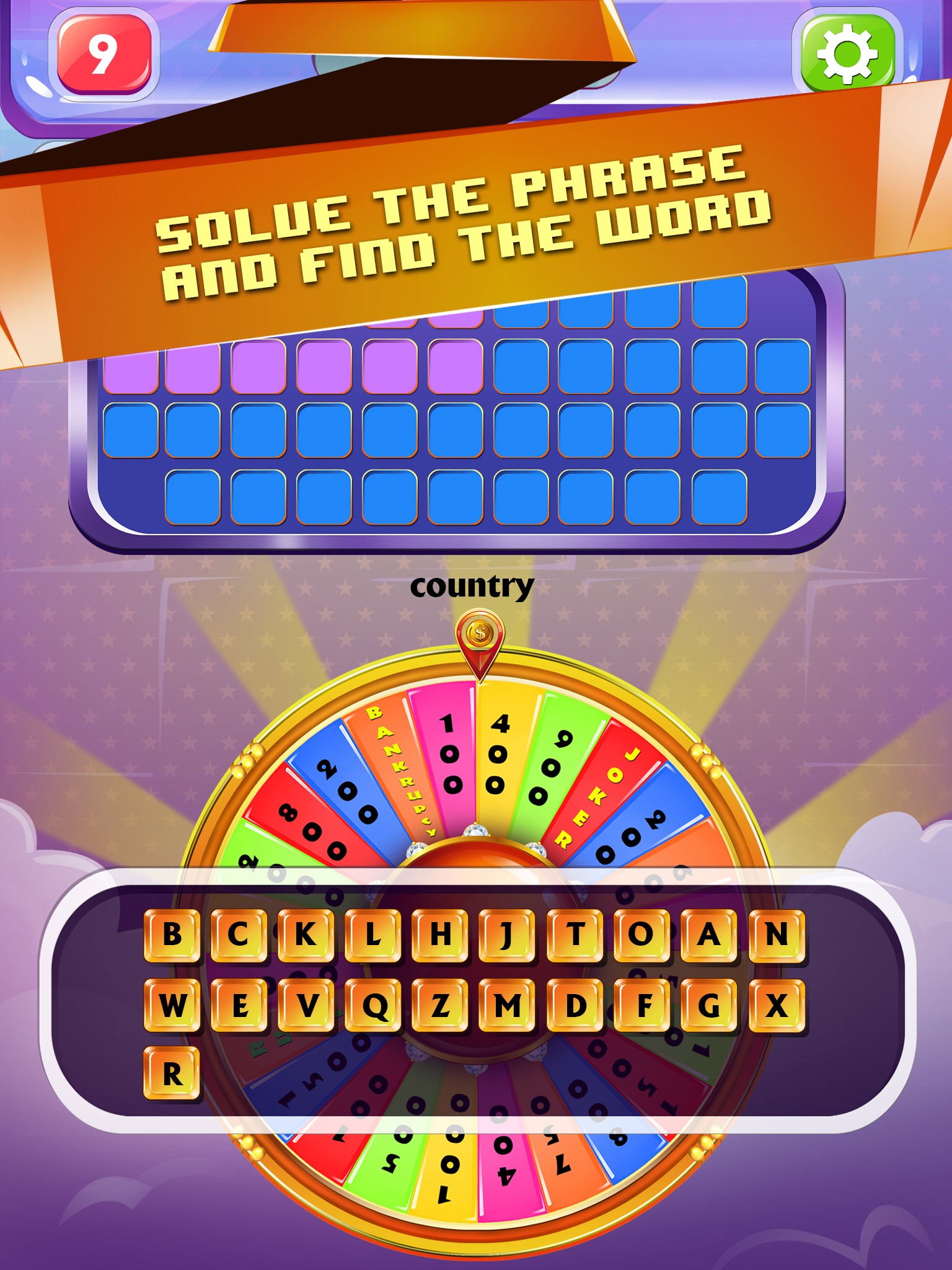 Wheel of Word - Fortune Game