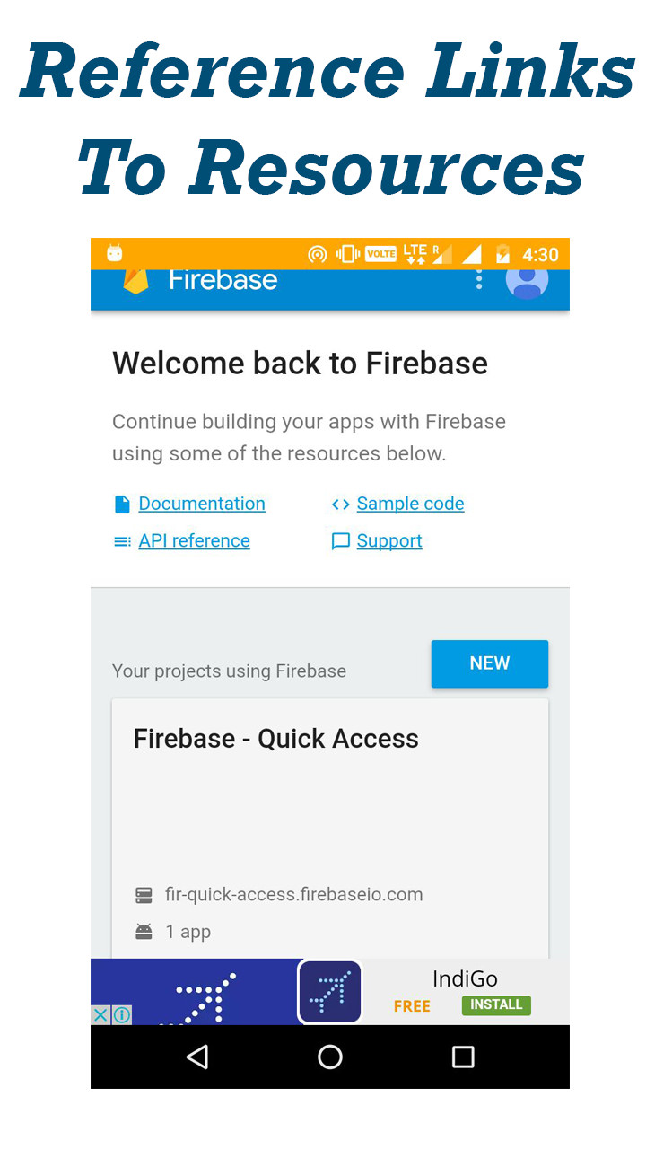 Firebase - Quick Access