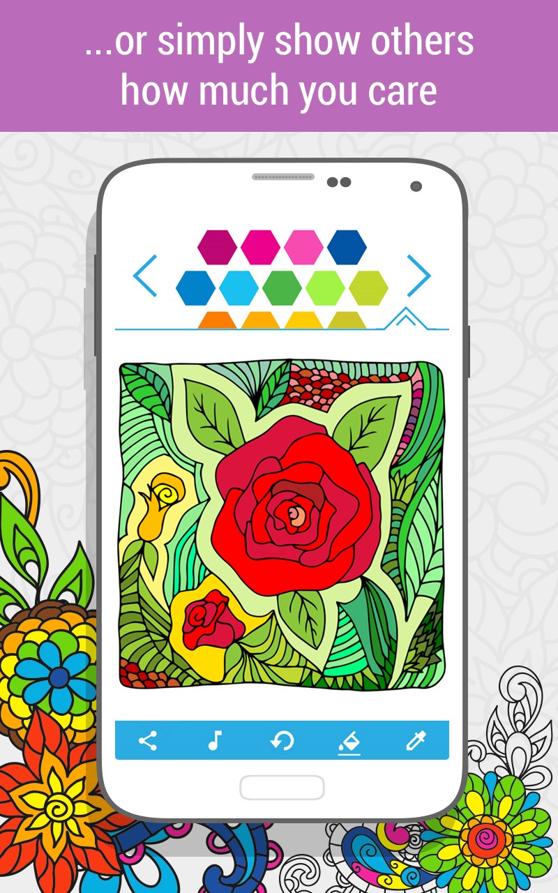 Coloring Book for Adults #HoliColoring