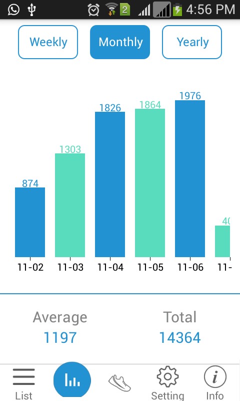Pedometer Step Count