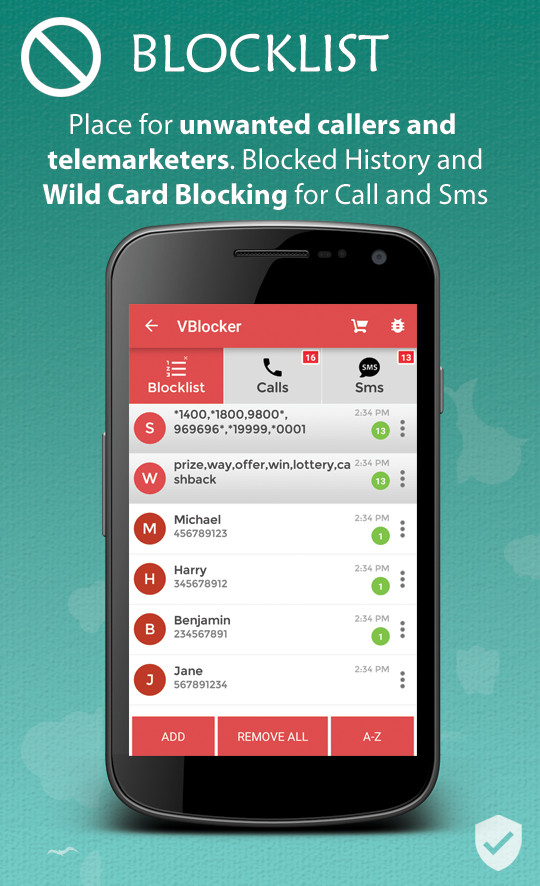 VBlocker: Call and Sms Blocker