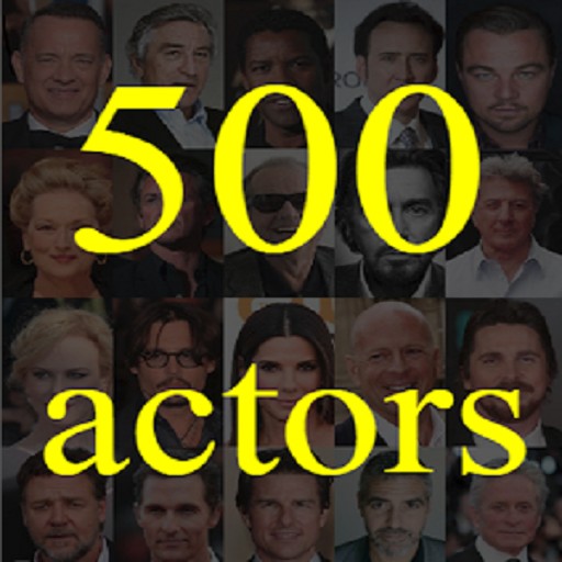 500 actors. Guess the movie actor.