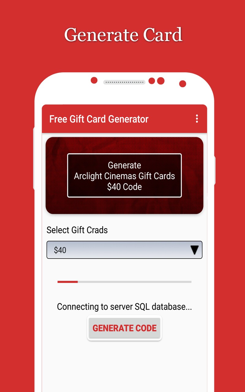 Free Gift Card Generator