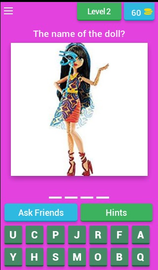 Monster High doll. Guess the name