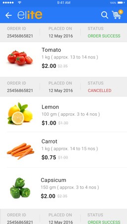 Grocery Mobile App