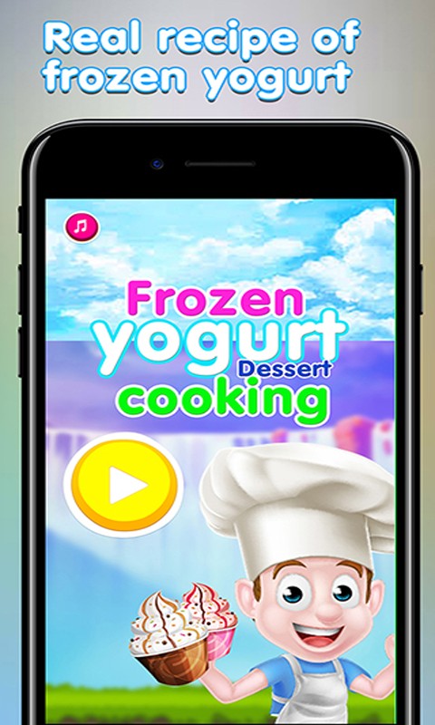Frozen yogurt the cooking game