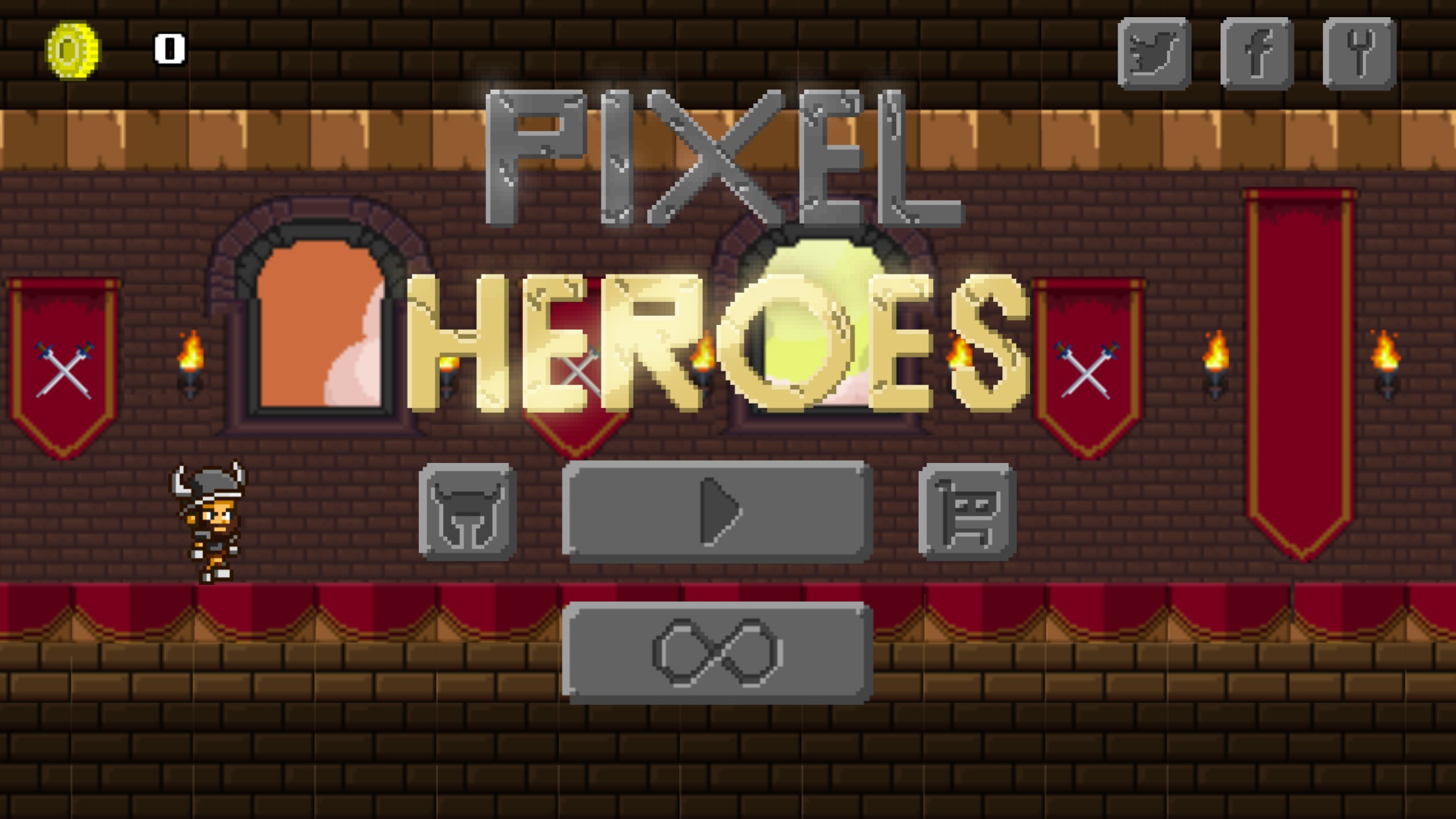 Pixel Heroes - Endless Arcade Runner