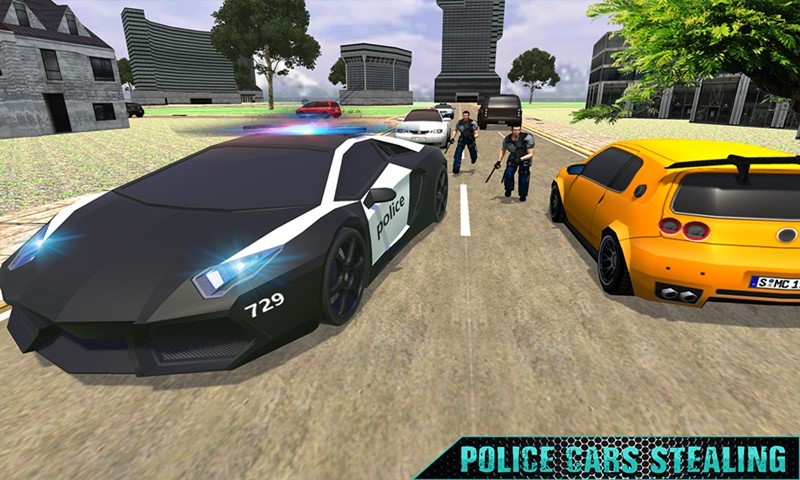 Impossible Police Transport Car Theft