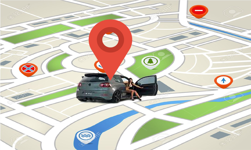 Gps navigation map route finder location tracker