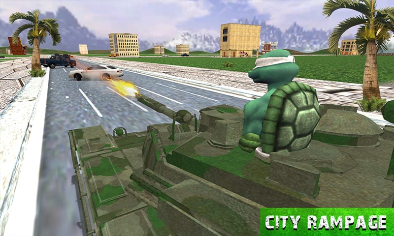 Turtle Hero Ninja Warrior: Tank Attack