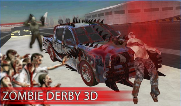 Zombie Derby 3D : City Attack Zombie Car Game