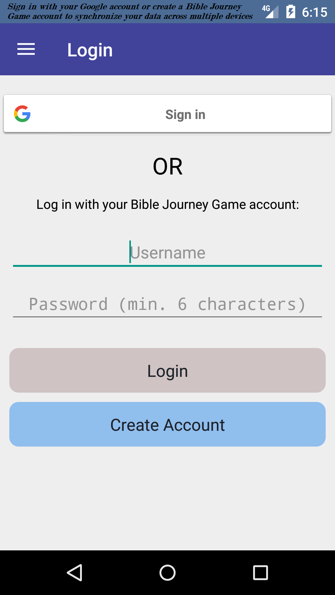 Bible Journey Game