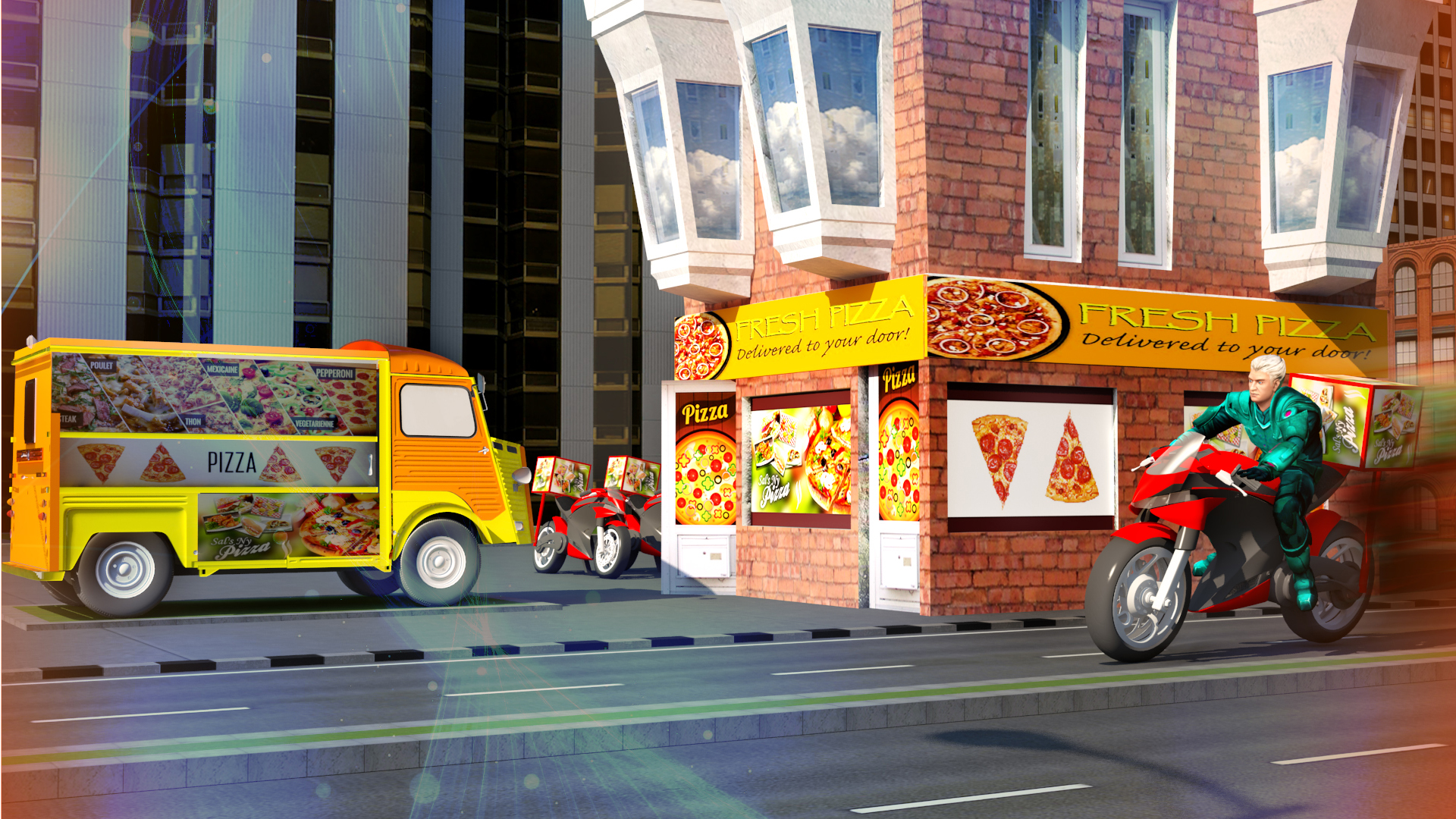 Grand Pizza - Superhero Van