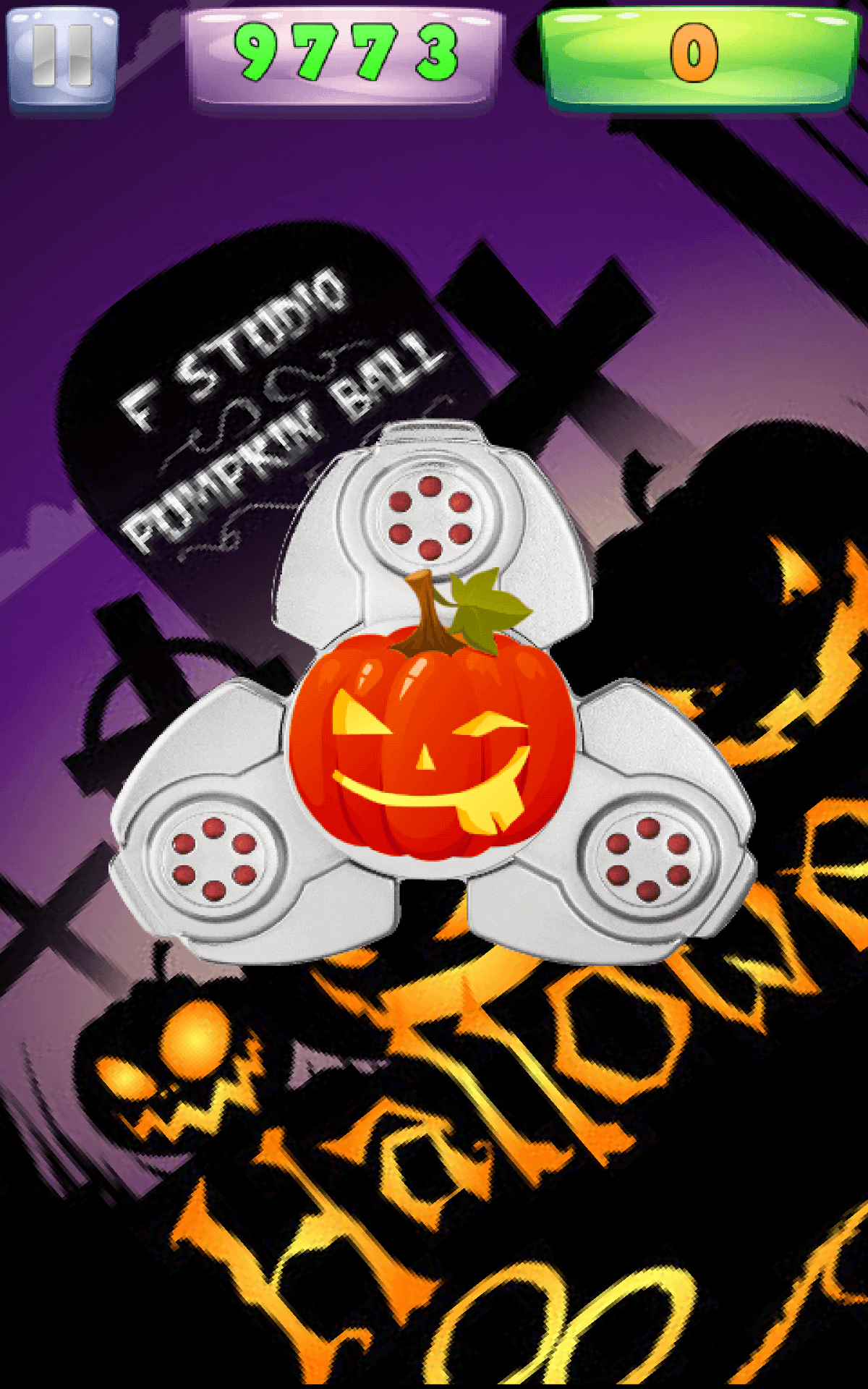 Pumpkin Spinner - Fidget Spinner - Halloween Game
