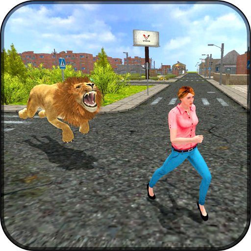 Angry Lion Dangerous Attack Simulator