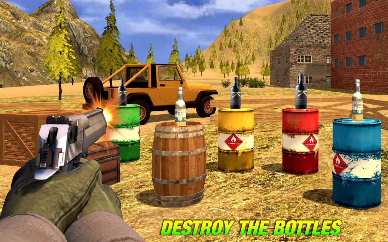 Bottle Shooter Master Gun 3D - Online