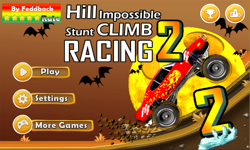 Hill Impossible stunt Climb racing 2