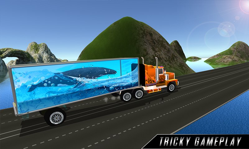 Impossible Sea Animal Truck Driving Tracks