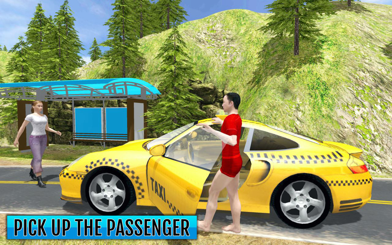 Mountain Offroad Taxi: Hill Driver 3D 