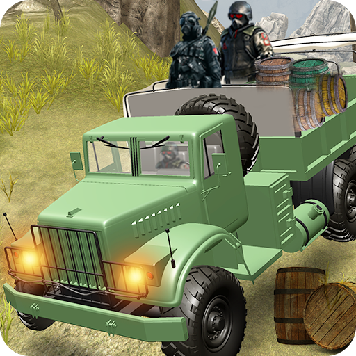 US Offroad Army Cargo Truck Driving Transport Game