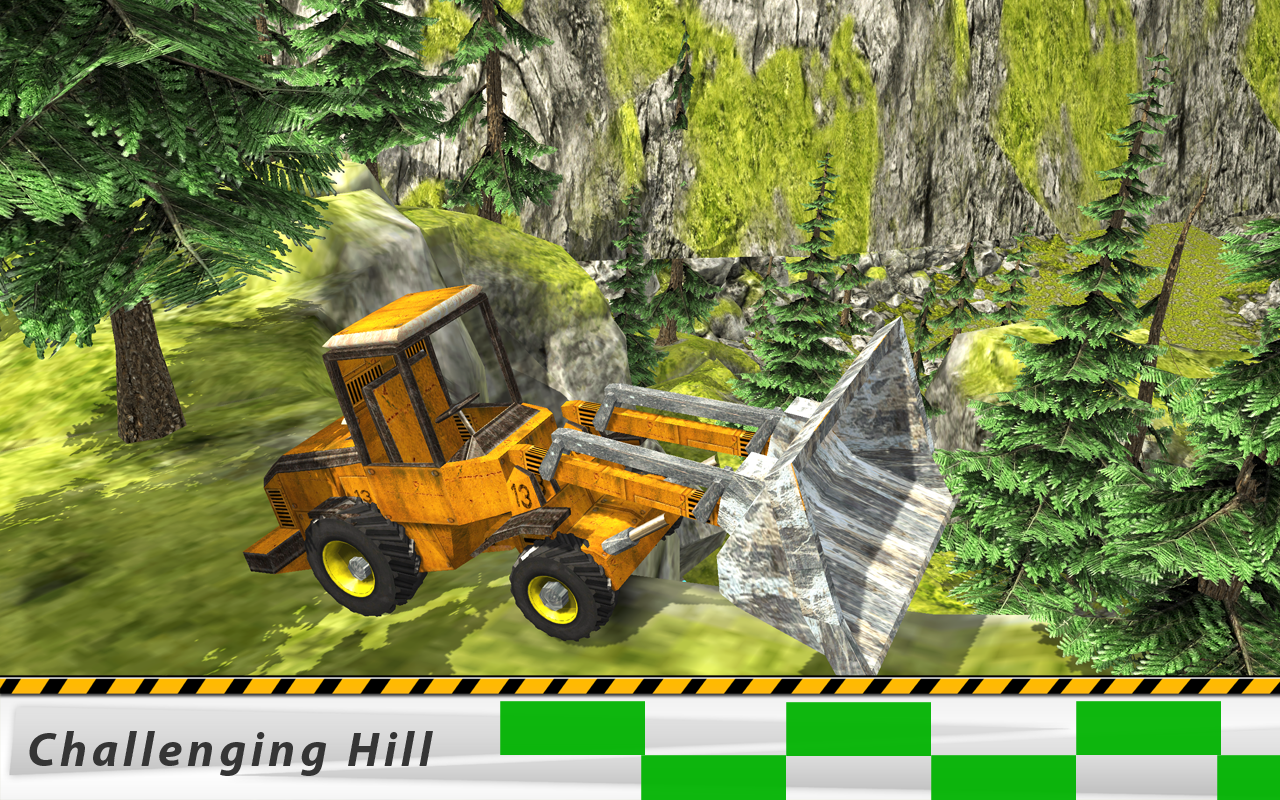 Heavy Duty Cargo Tractor - Climb Simulator Games