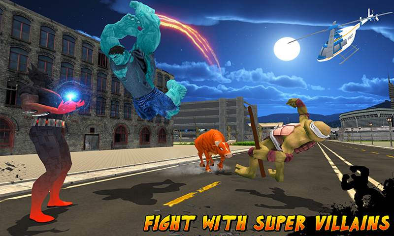 Multi Monster Bull Hero VS Super Villains