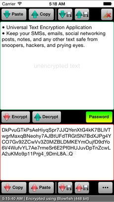 Paranoia Text Encryption PRO and lite