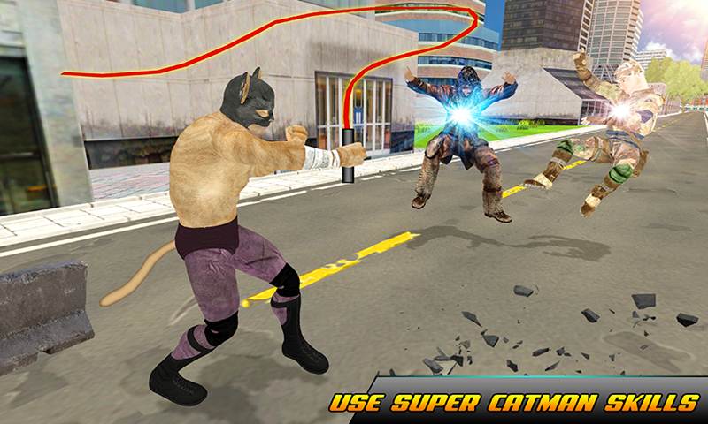 Super Cat Hero City Crime Battle