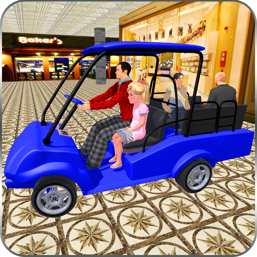 Shopping Mall Taxi Driver Cart Simulator