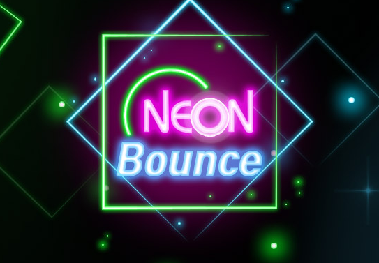 Block Neon Bouncy Ball: Super Fast Tapping Game
