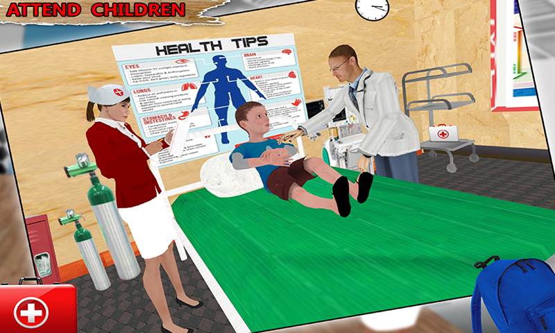 Kids Hospital ER School Doctor Game