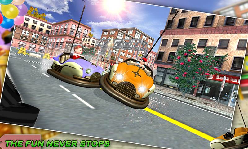 Super Kids Bumper Dodging Cars Crash Game
