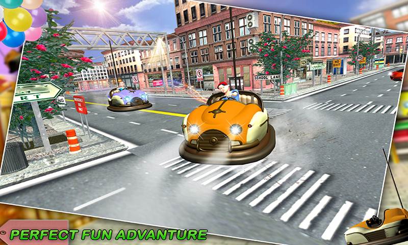 Super Kids Bumper Dodging Cars Crash Game