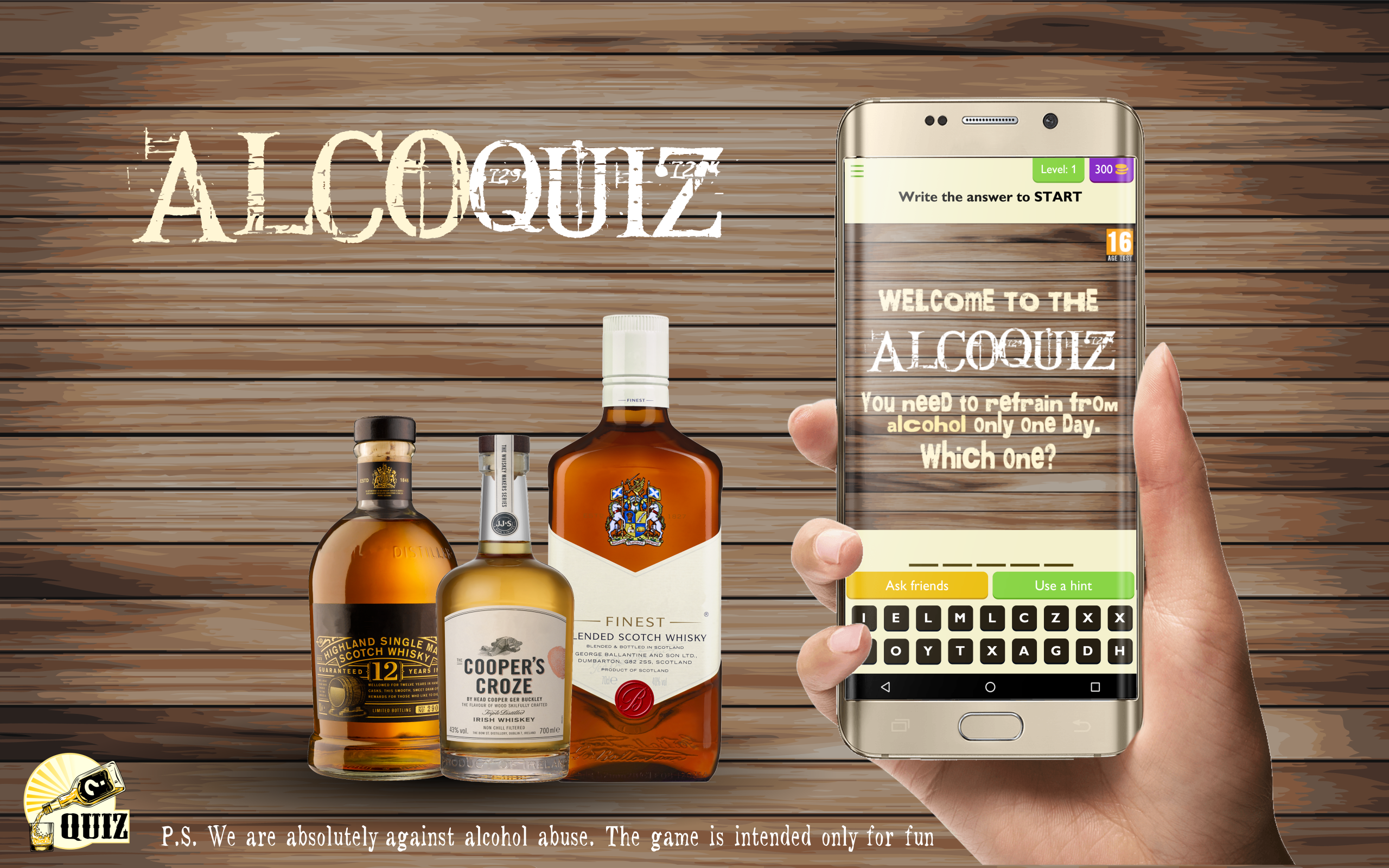 Alcoquiz -  Names of Strong Drinks