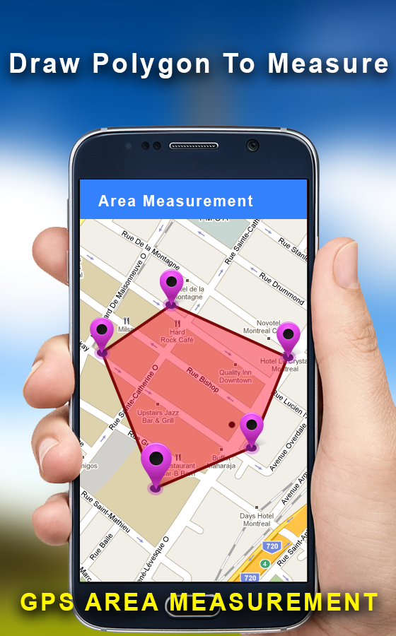 GPS Land Measurement Area Calculator:: Perimeter