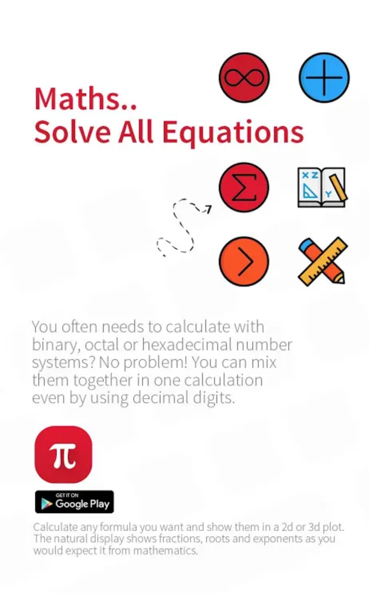 Maths - Mathematics & Equation Solver