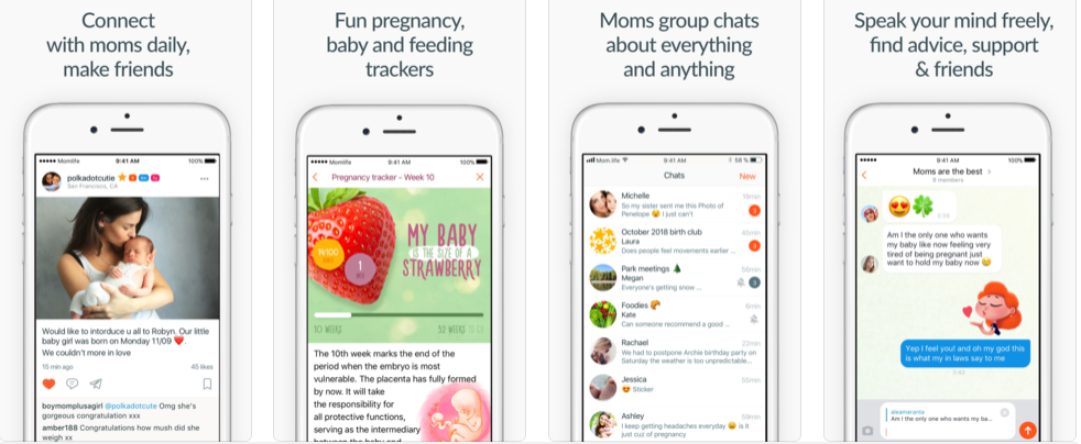 Pregnancy & baby app Mom.life