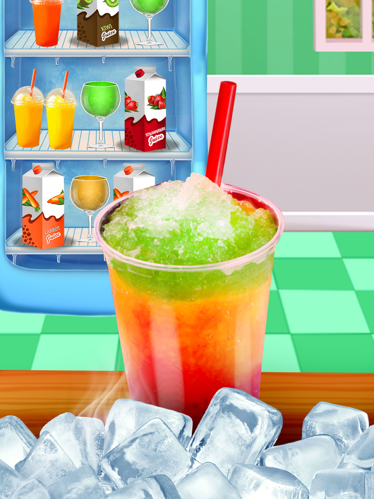 Icy Slushy Maker Cooking Game